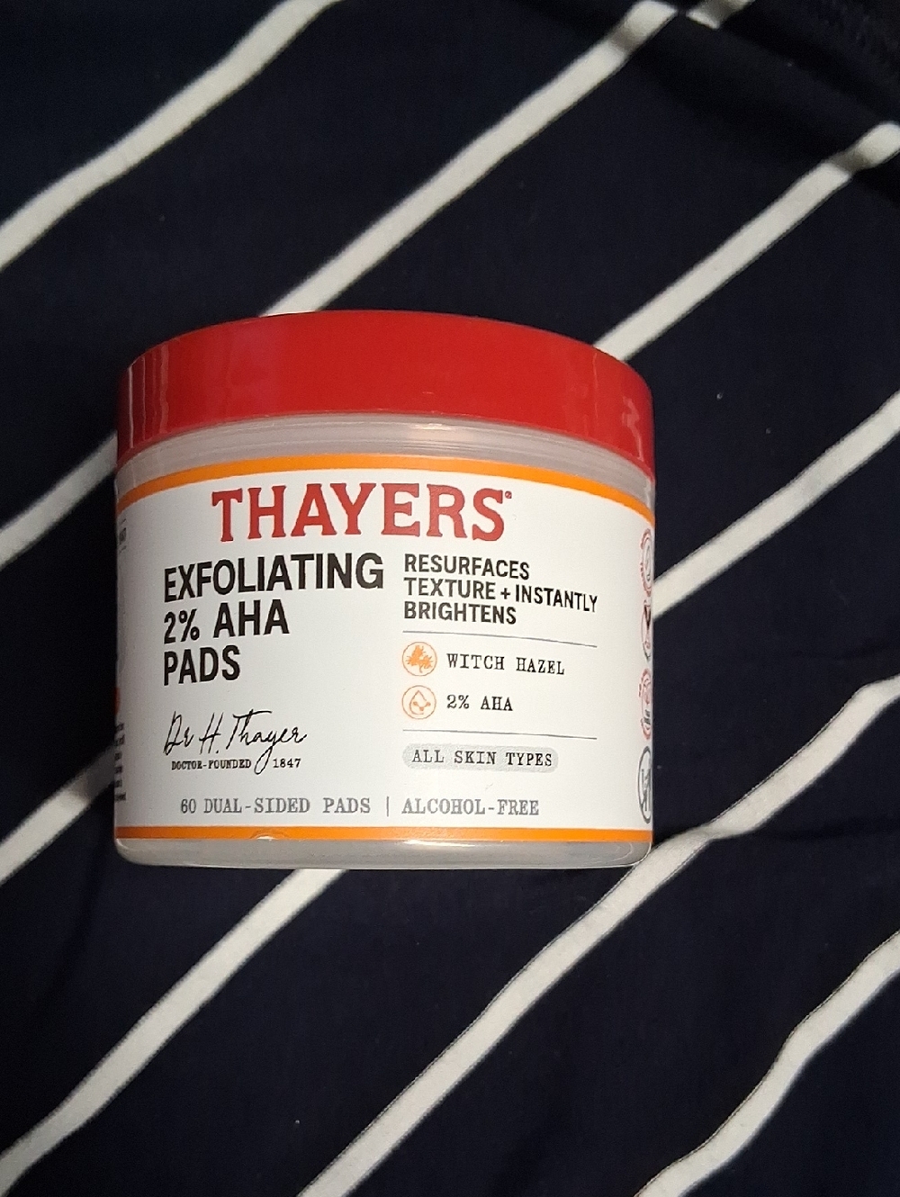 Thayers Exfoliating 2% AHA Pads